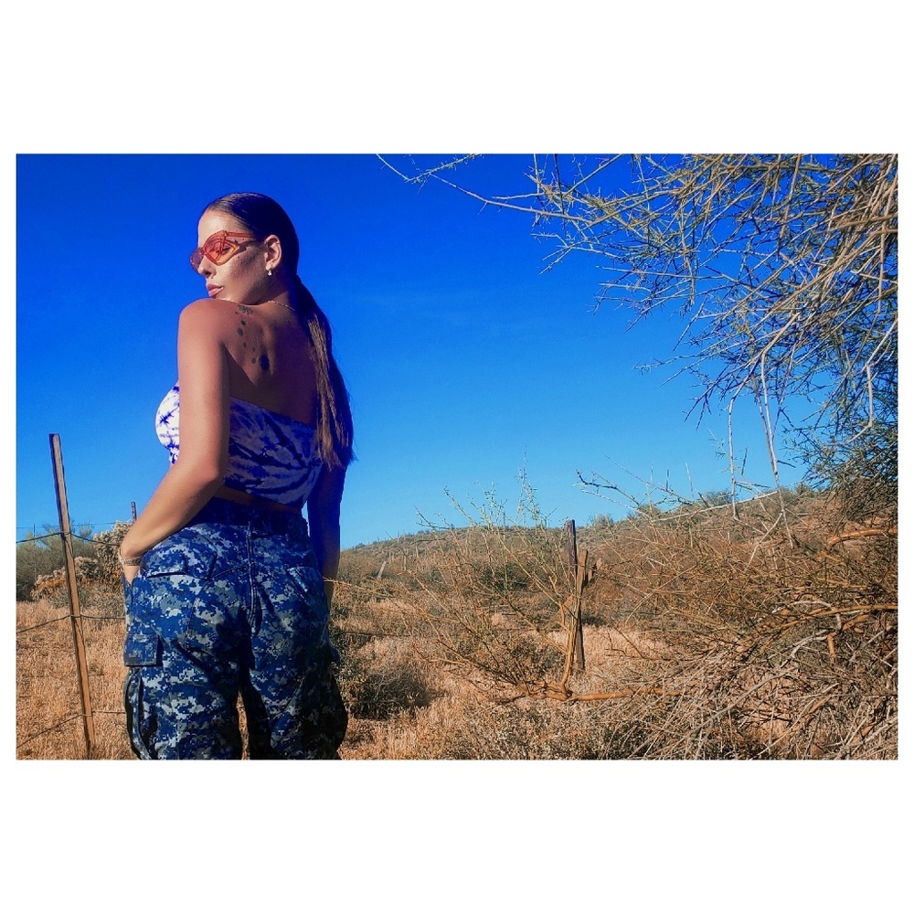 tie💙dye tube top by TEES BY TINA <OS> - Picture 8 of 8